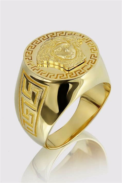 mens versace chains for sale|versace gold ring for men.